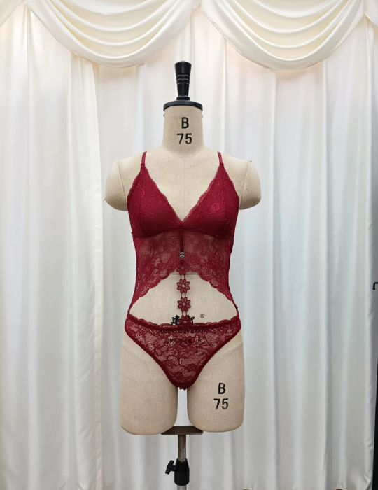 Seamless Bodysuit - Deep V-Neck & Full Coverage | BelleNisa